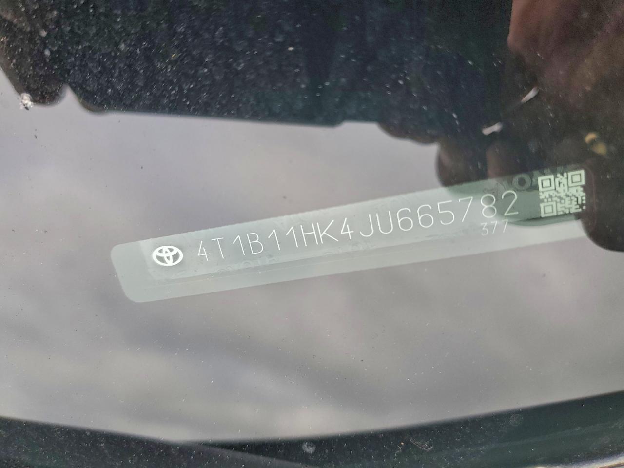 2018 TOYOTA CAMRY L photo 12