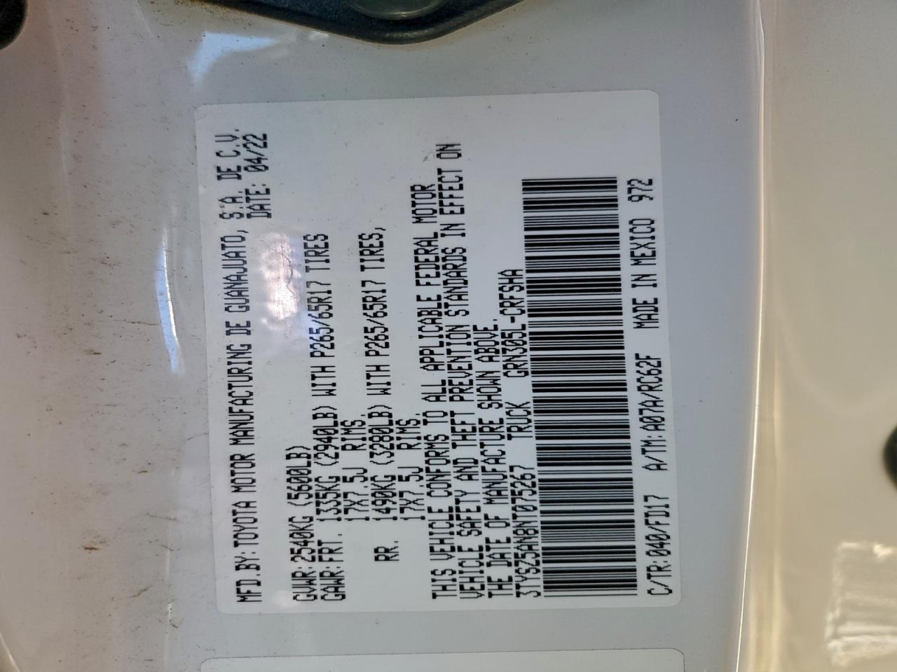 2022 TOYOTA TACOMA ACCESS CAB photo 12