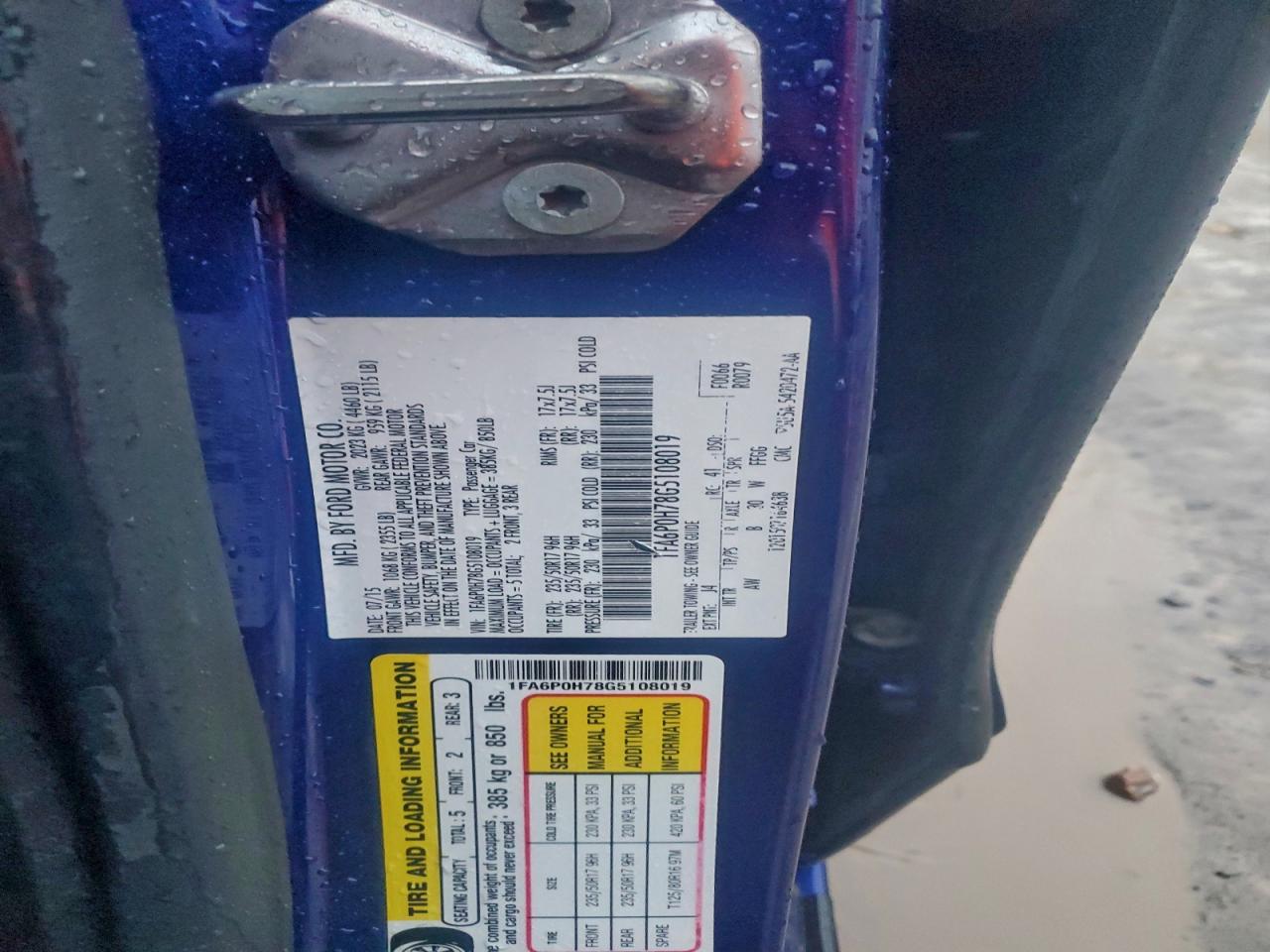 2016 FORD FUSION SE photo 12
