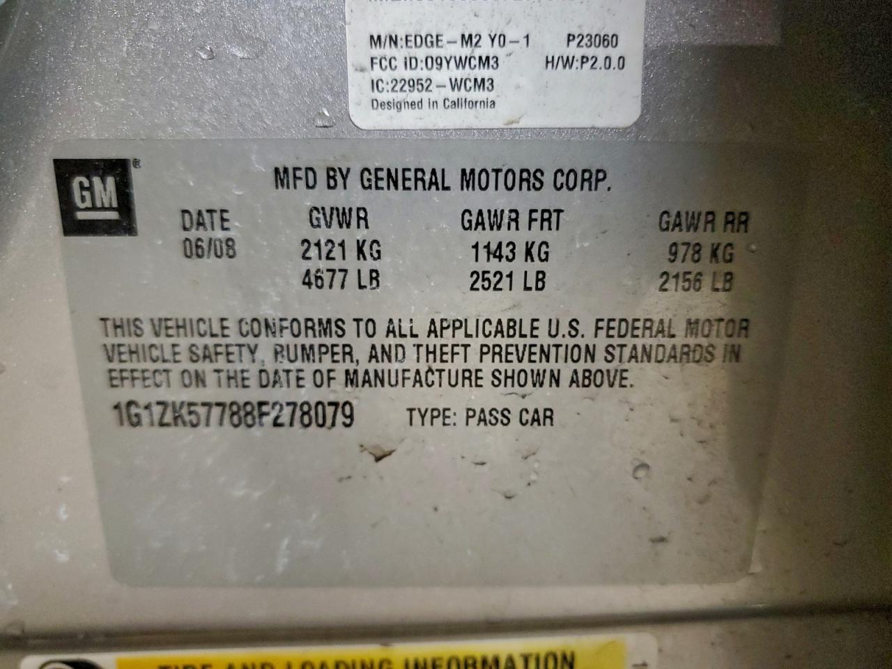 2008 CHEVROLET MALIBU LTZ photo 13