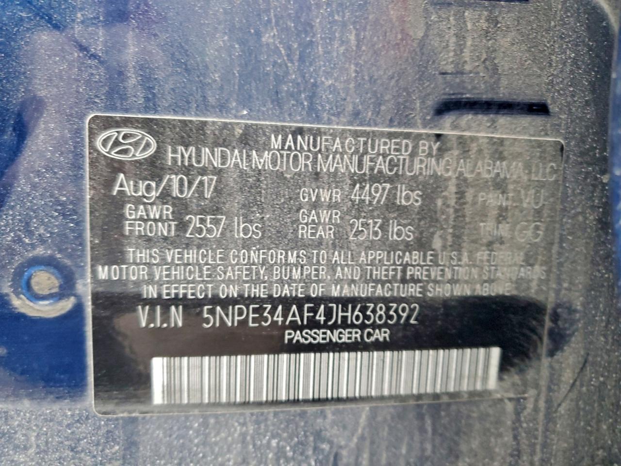 2018 HYUNDAI SONATA SPORT photo 12