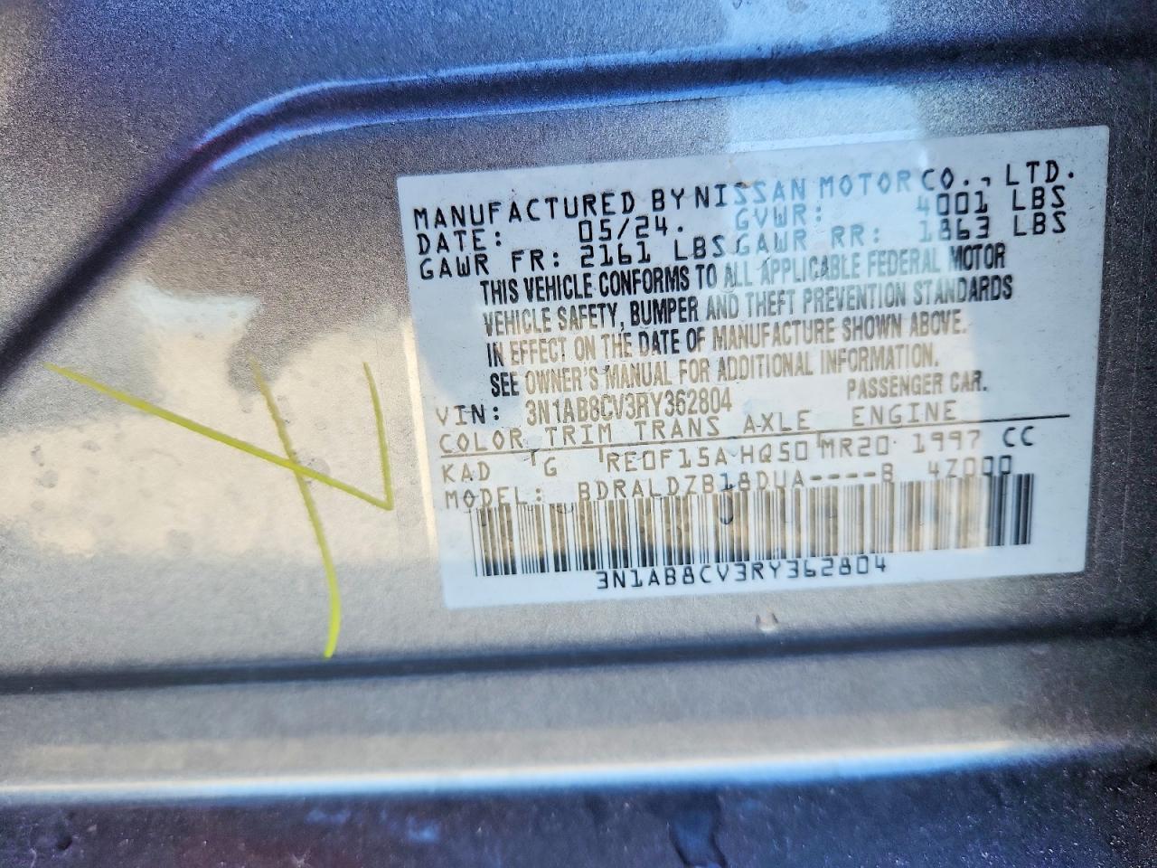 2024 NISSAN SENTRA SV photo 23