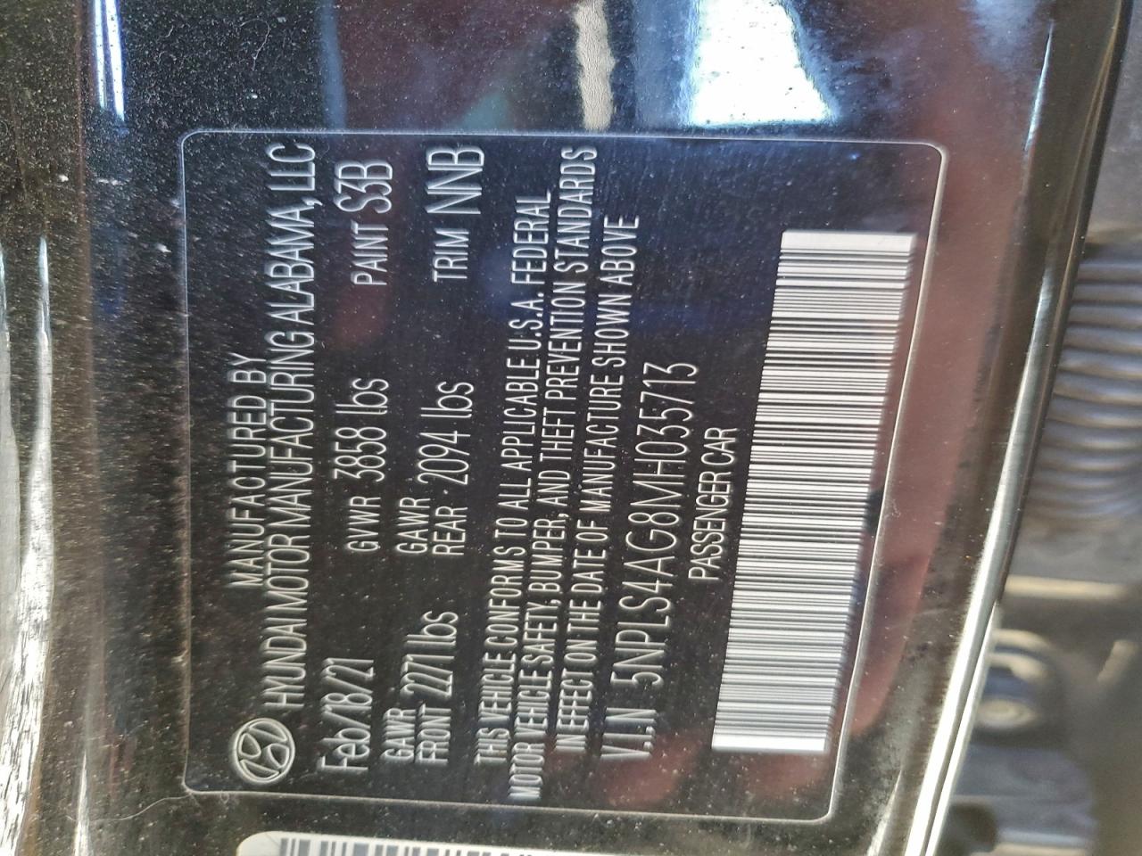 2021 HYUNDAI ELANTRA SEL photo 13