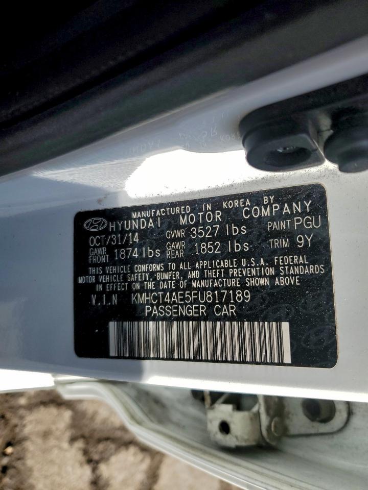 2015 HYUNDAI ACCENT GLS photo 12