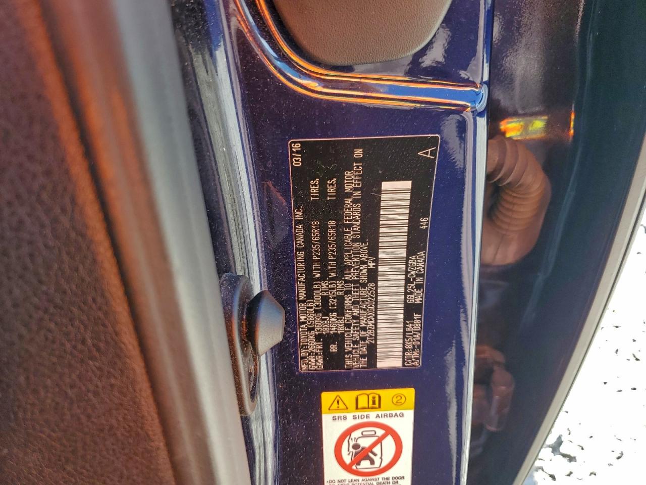 2016 LEXUS RX 350 BASE photo 14