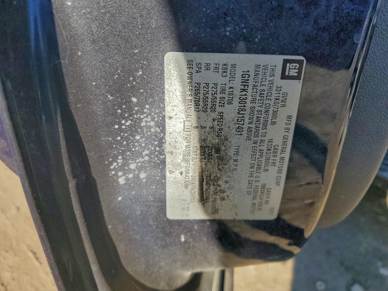 2008 CHEVROLET TAHOE K1500 photo 13