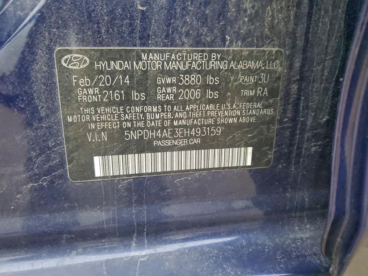 2014 HYUNDAI ELANTRA SE photo 33