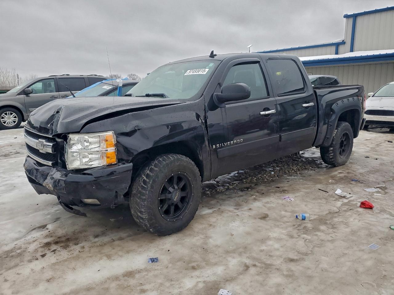 2007 CHEVROLET SILVERADO K1500 CREW CAB — FRONT END damage — photo 1