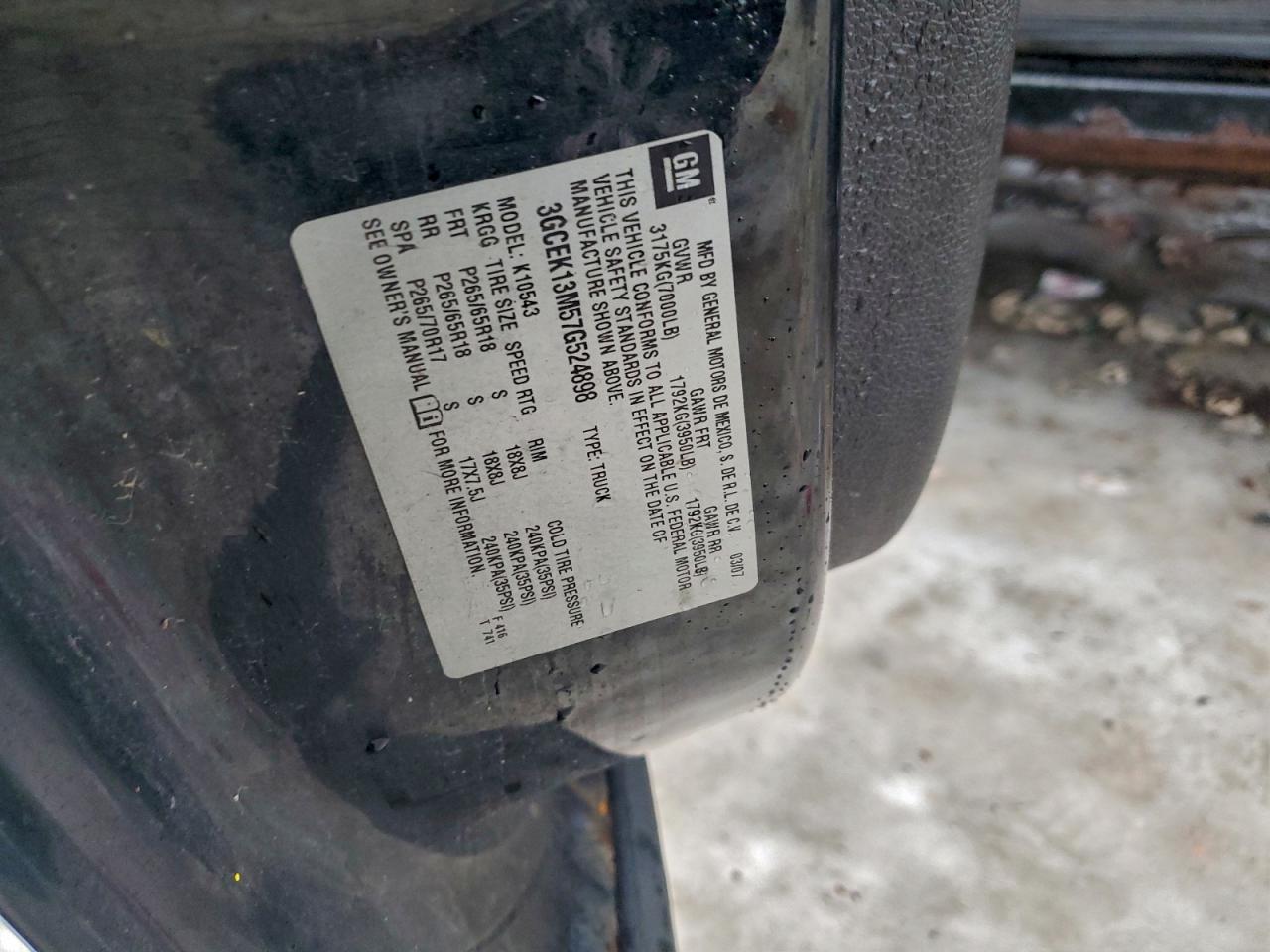 2007 CHEVROLET SILVERADO K1500 CREW CAB photo 23