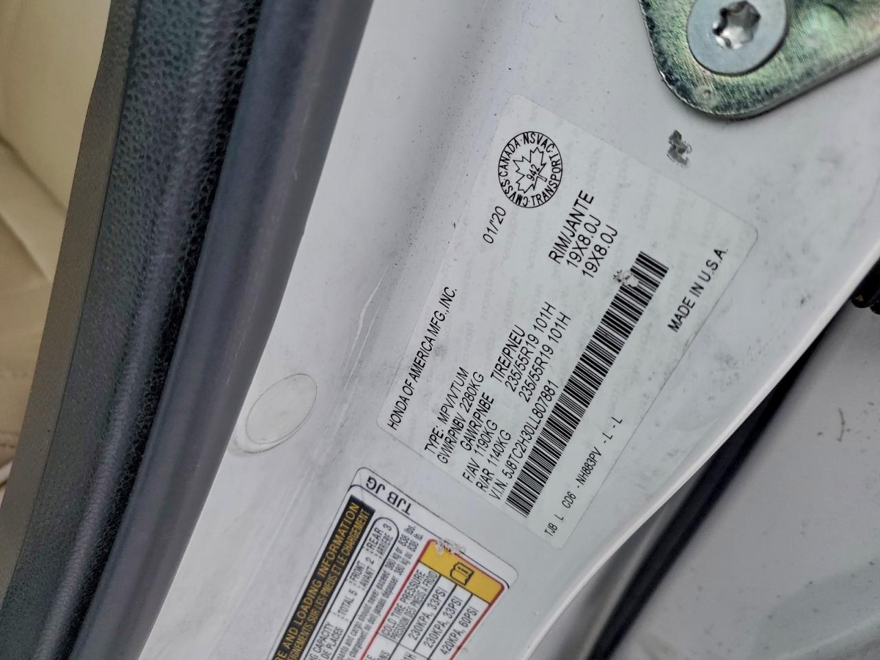 2020 ACURA RDX photo 14