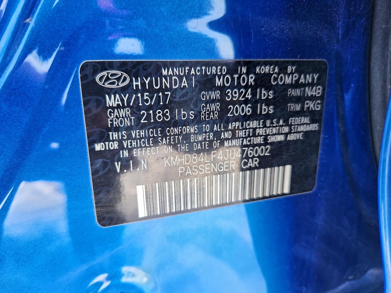 2018 HYUNDAI ELANTRA SEL photo 12