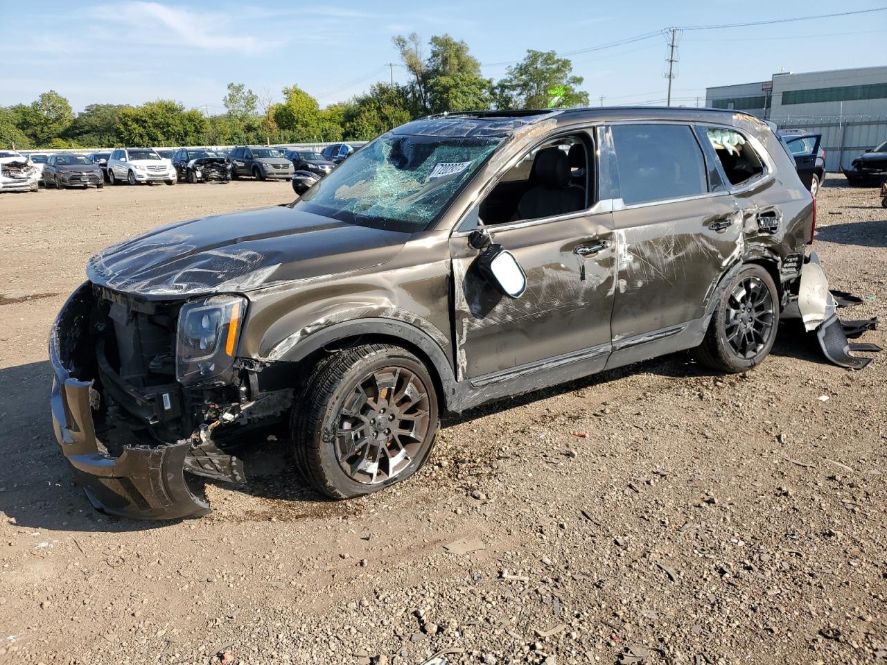 2021 KIA TELLURIDE SX — ROLLOVER damage — photo 1