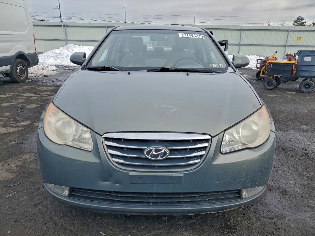 2010 HYUNDAI ELANTRA BLUE photo 5