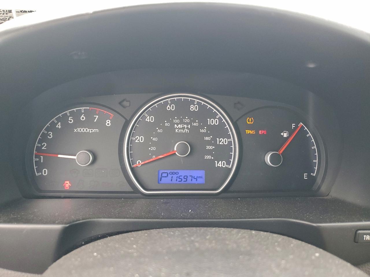 2010 HYUNDAI ELANTRA BLUE photo 9