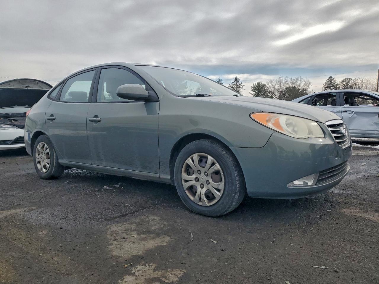 2010 HYUNDAI ELANTRA BLUE photo 4