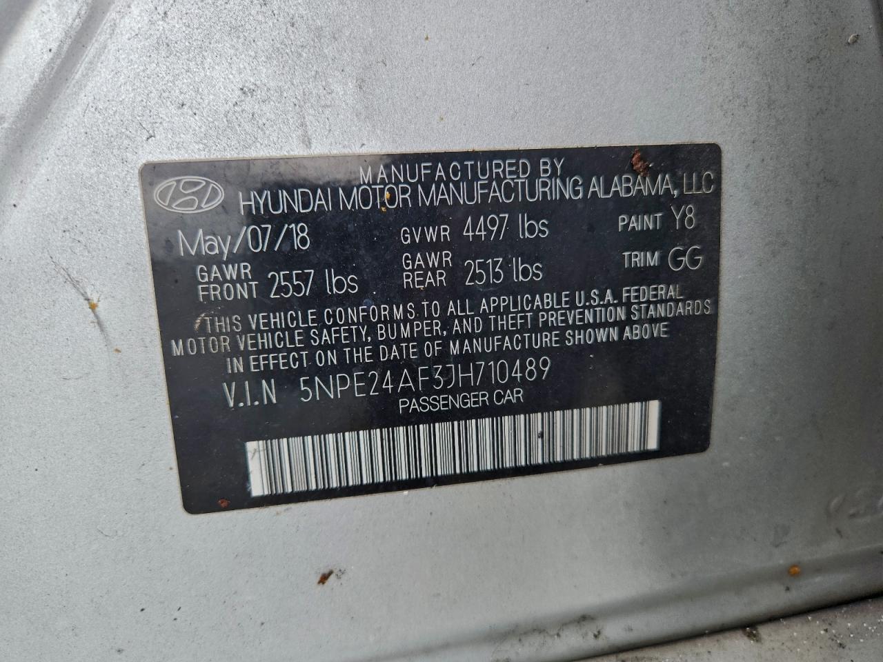 2018 HYUNDAI SONATA SE photo 12