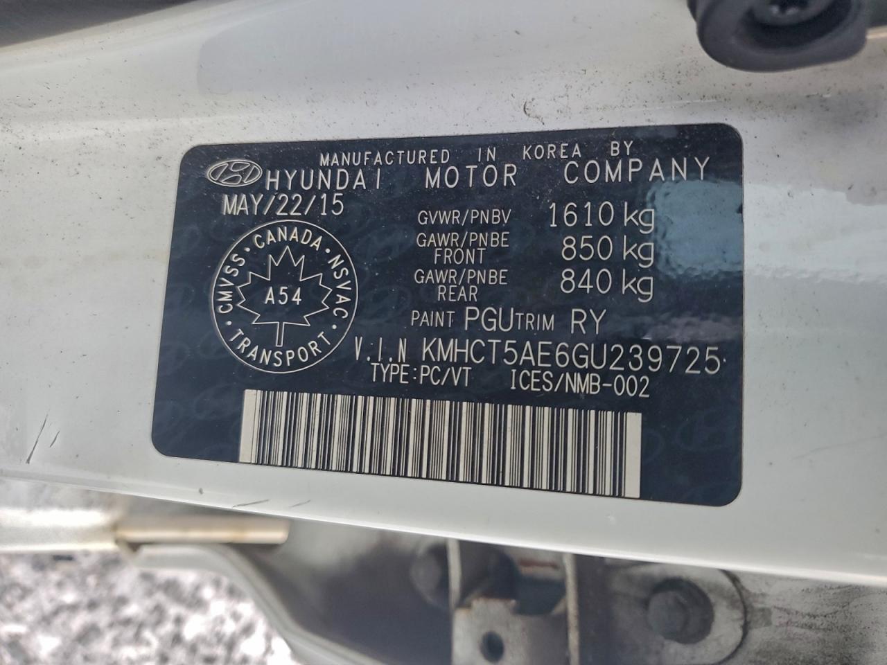 2016 HYUNDAI ACCENT SE photo 12