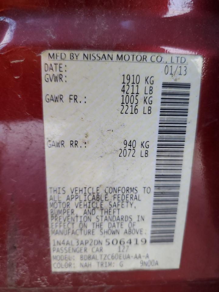 2013 NISSAN ALTIMA 2.5 photo 10