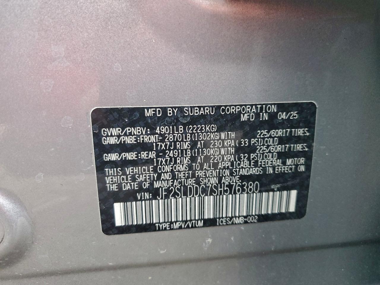 2025 SUBARU FORESTER PREMIUM photo 12