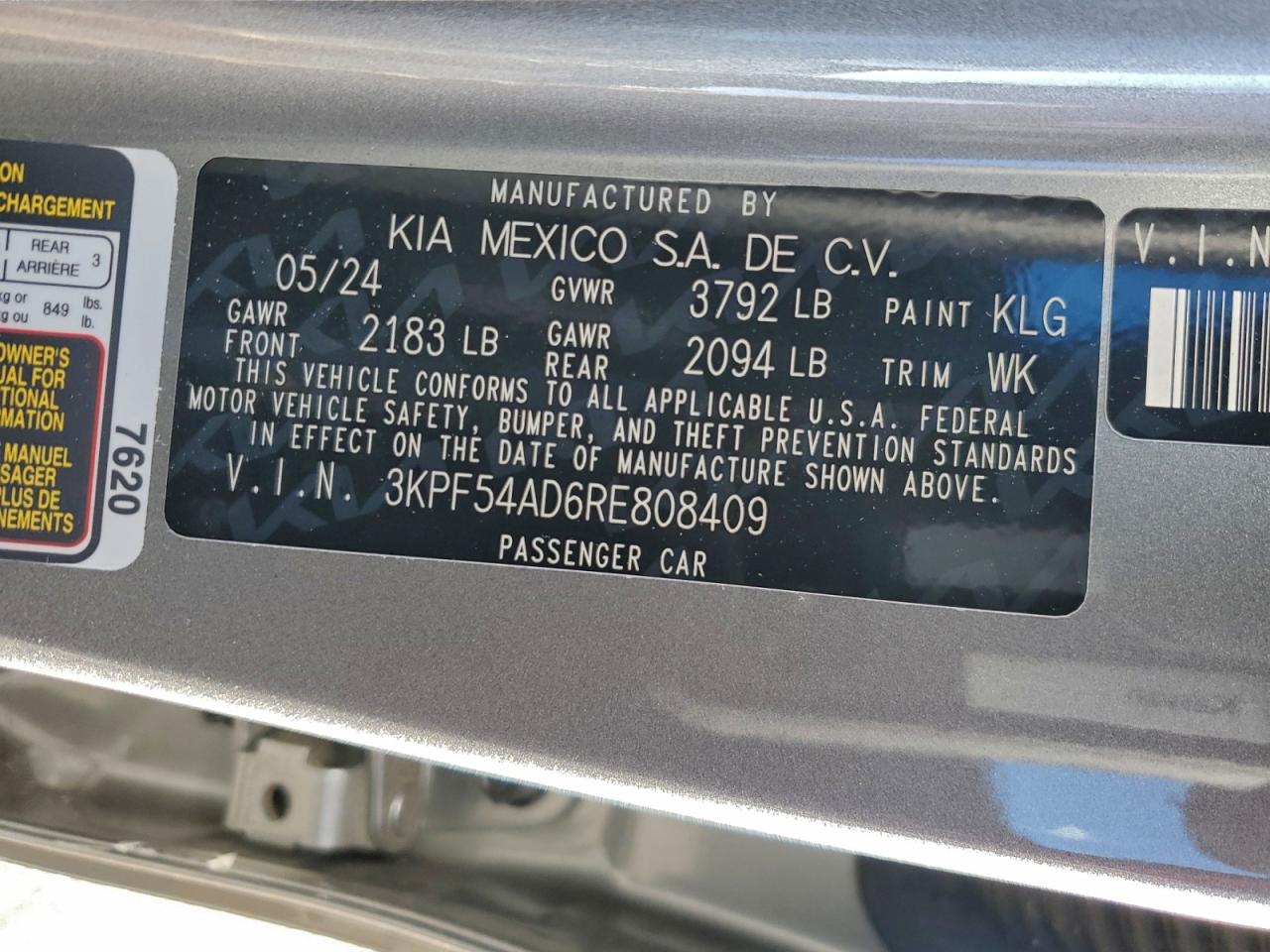 2024 KIA FORTE GT LINE photo 12