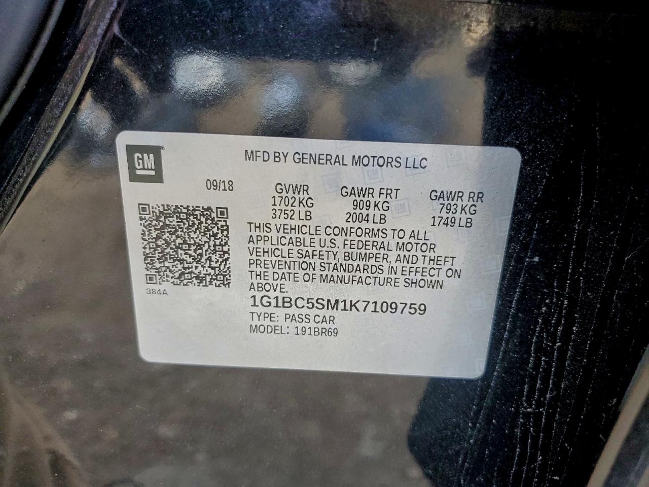 2019 CHEVROLET CRUZE LS photo 14