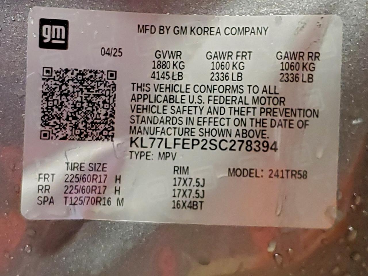 2025 CHEVROLET TRAX LS photo 14