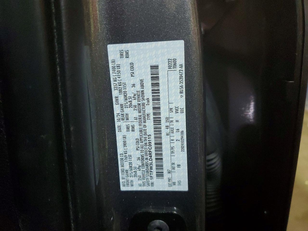 2024 FORD F150 XLT photo 13