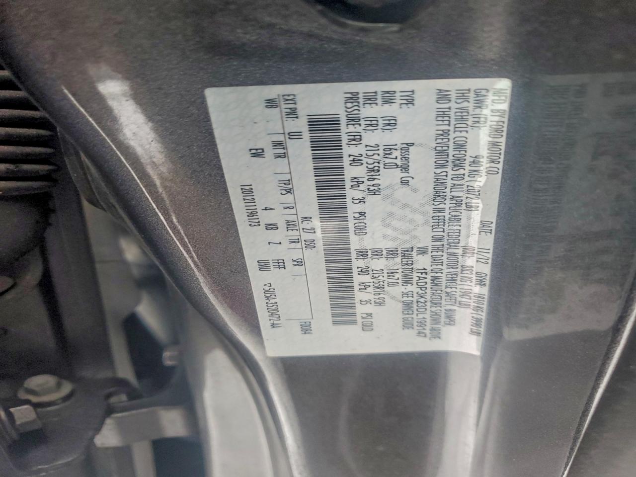 2013 FORD FOCUS SE photo 12