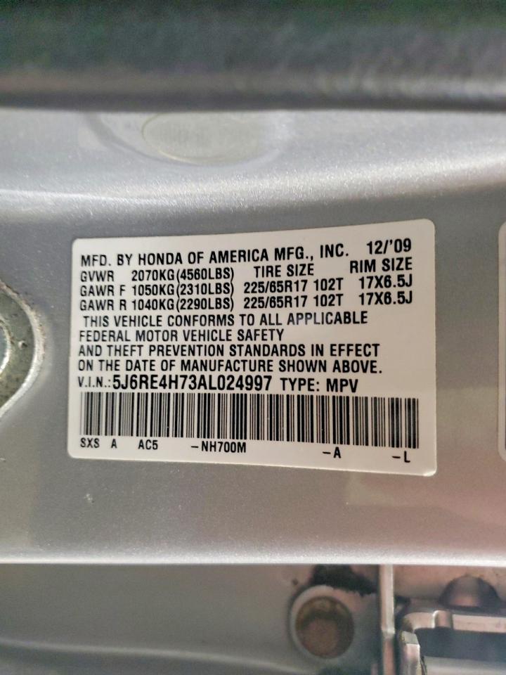 2010 HONDA CR-V EXL photo 14