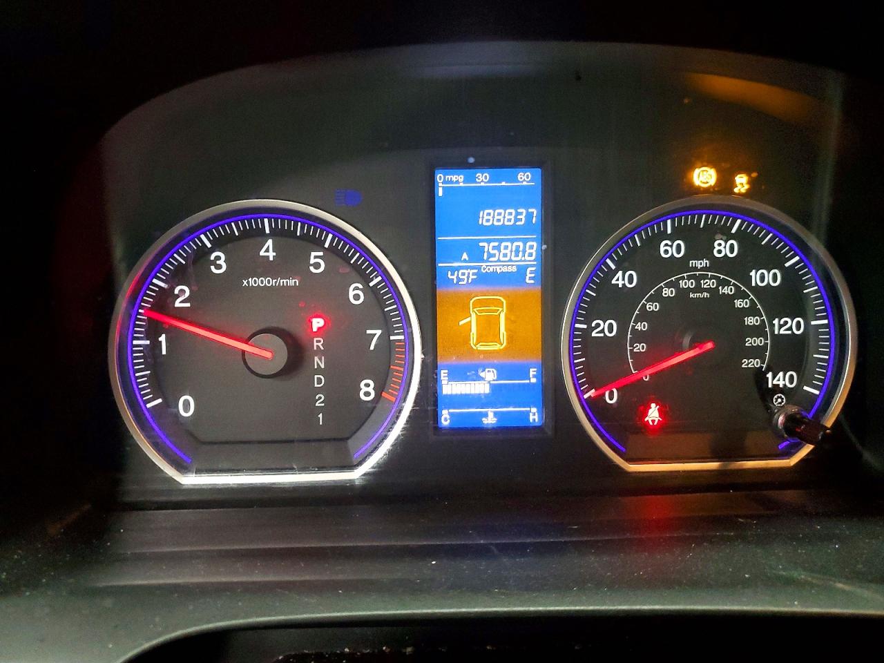 2010 HONDA CR-V EXL photo 9