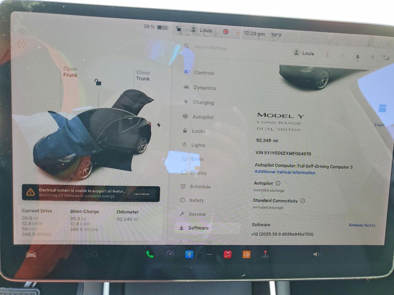2021 TESLA MODEL Y photo 9