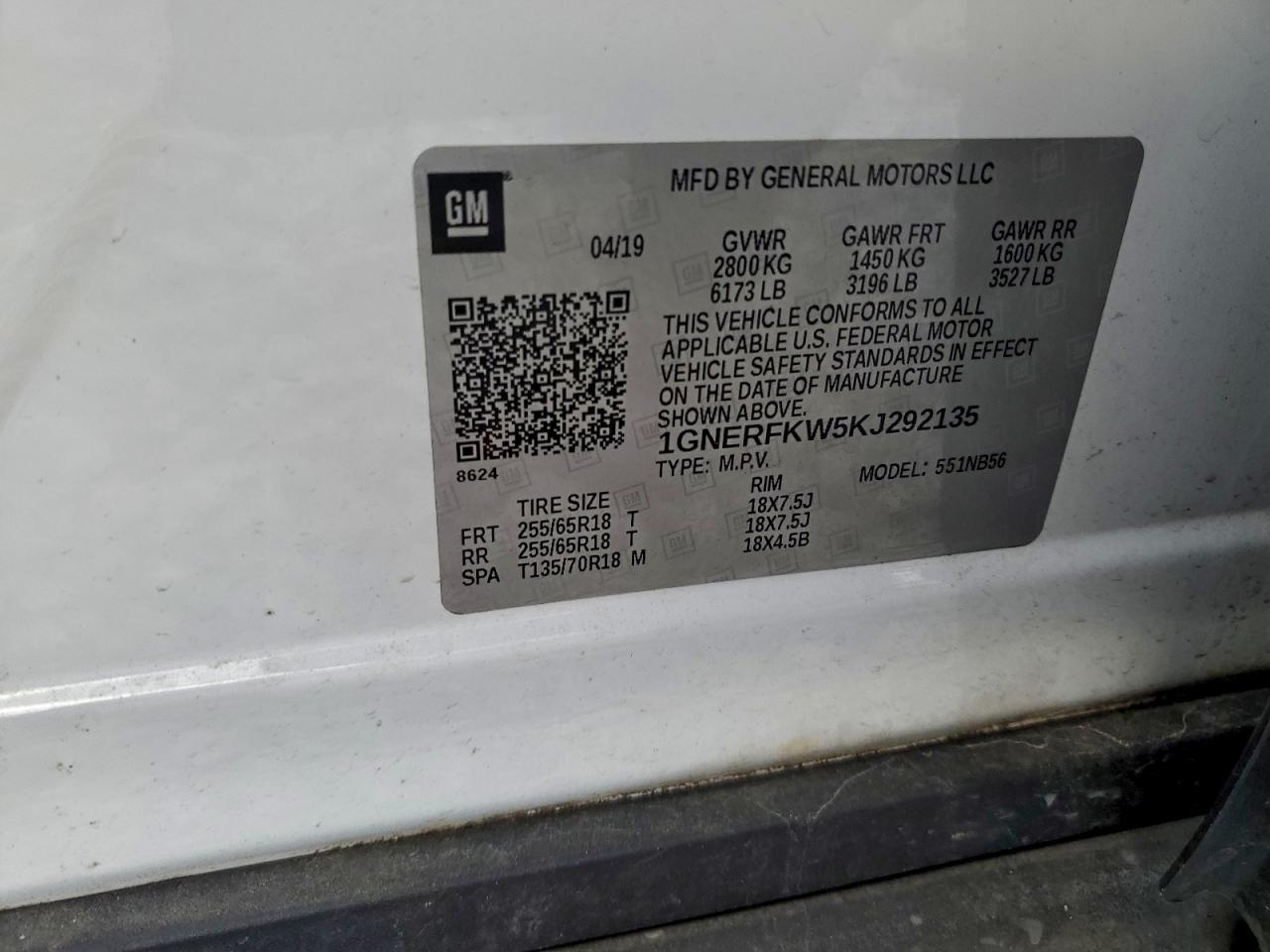 2019 CHEVROLET TRAVERSE LS photo 13