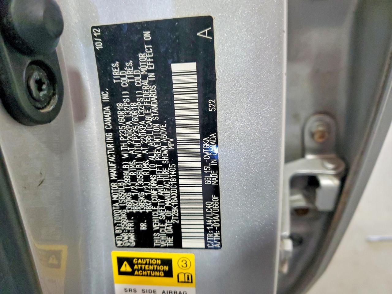 2013 LEXUS RX 350 BASE photo 13