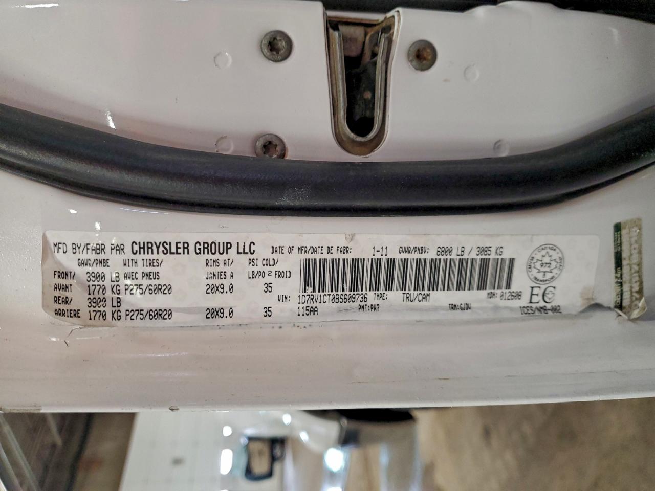 2011 DODGE RAM 1500 photo 12