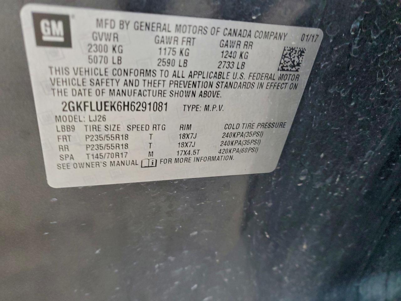 2017 GMC TERRAIN SLT photo 13