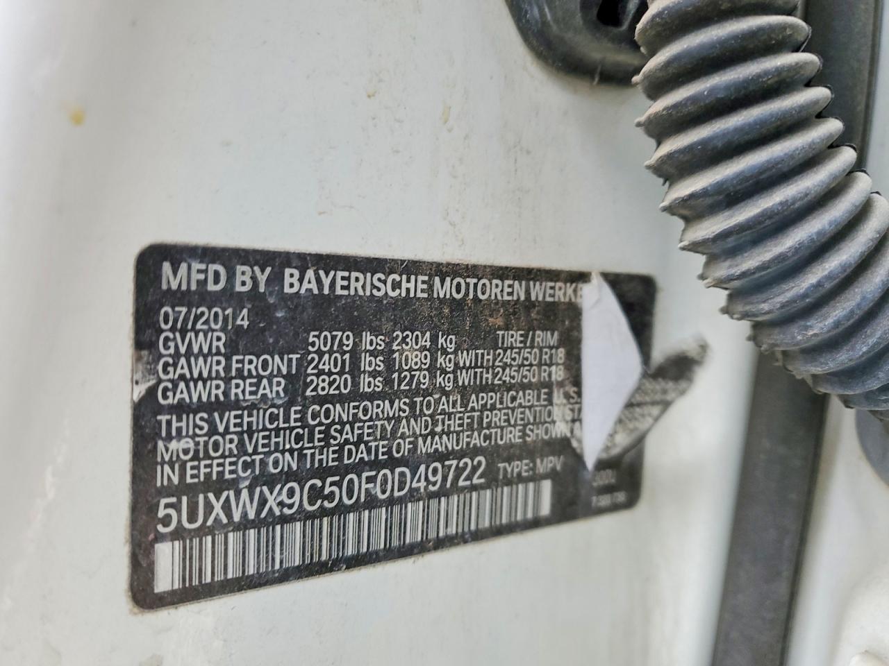 2015 BMW X3 XDRIVE28I photo 13