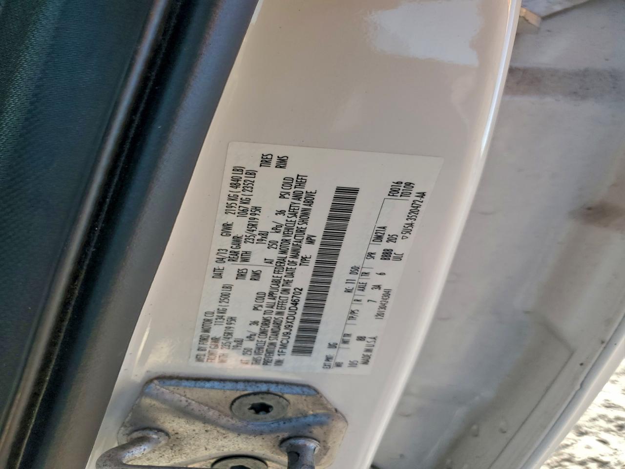 2013 FORD ESCAPE TITANIUM photo 12