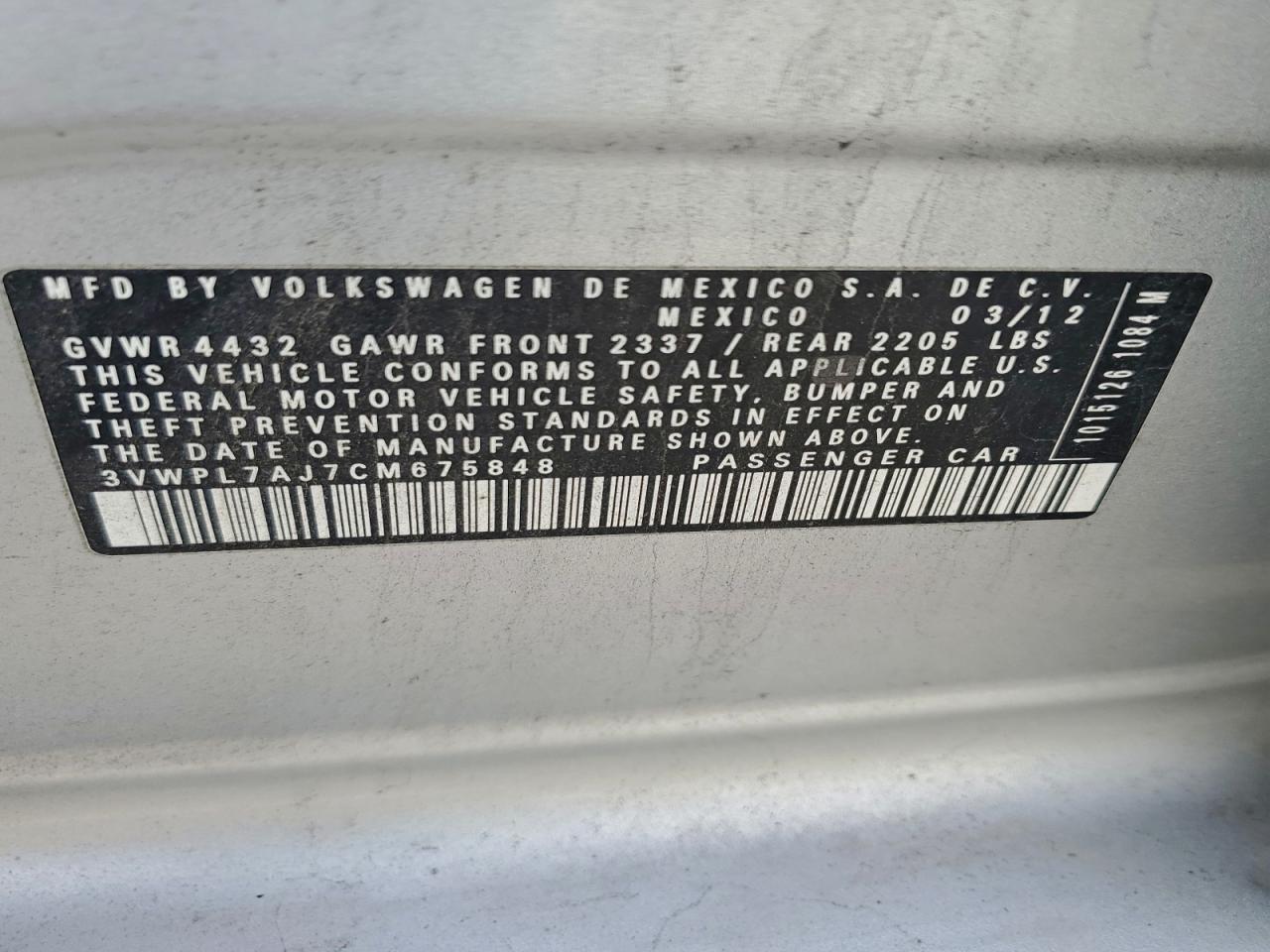 2012 VOLKSWAGEN JETTA TDI photo 12