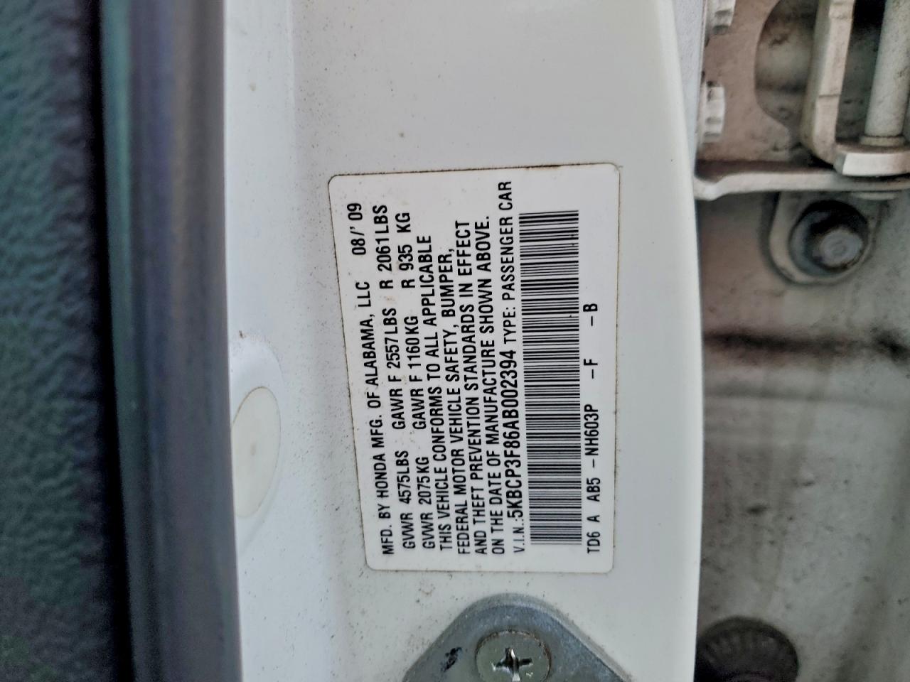2010 HONDA ACCORD EXL photo 13