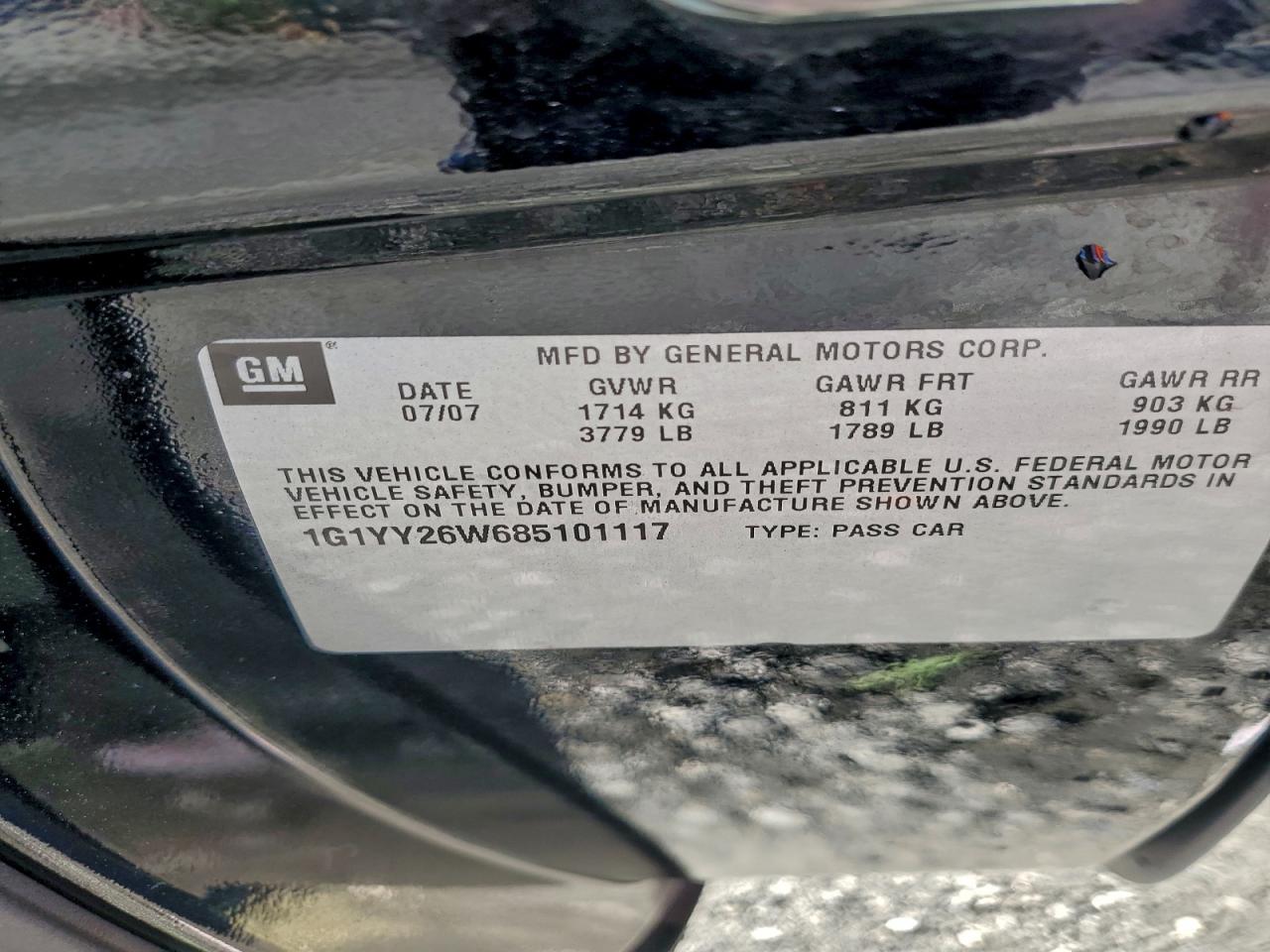 2008 CHEVROLET CORVETTE photo 13