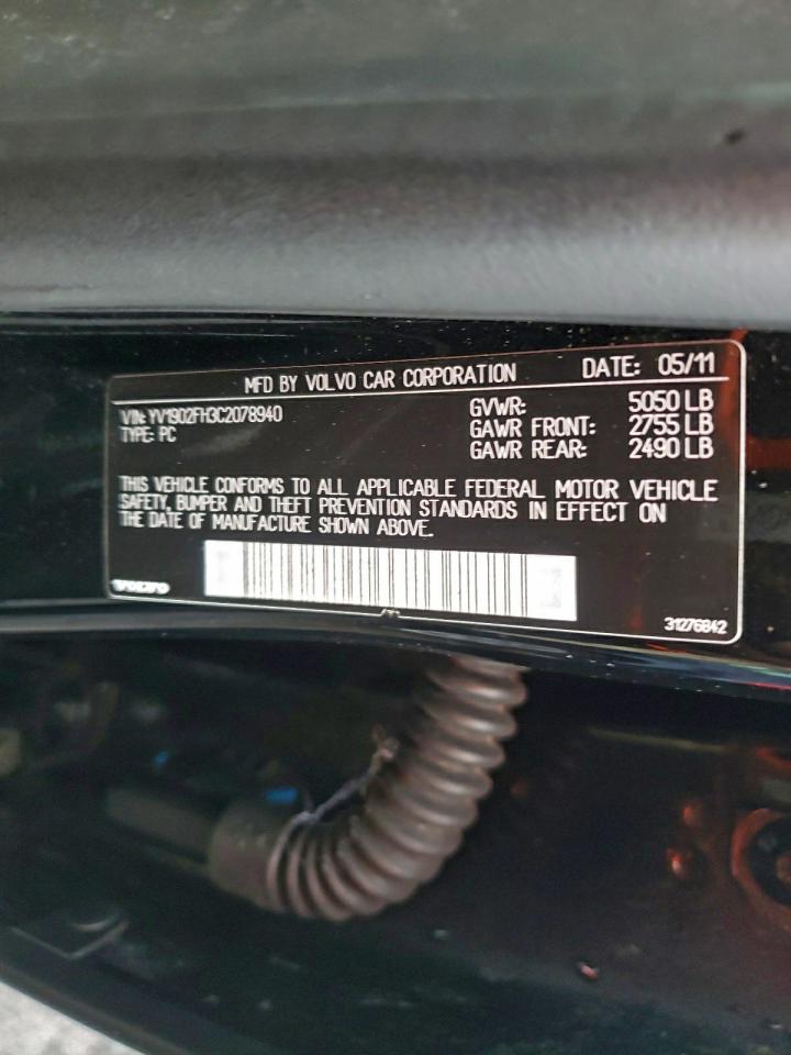2012 VOLVO S60 T6 photo 13
