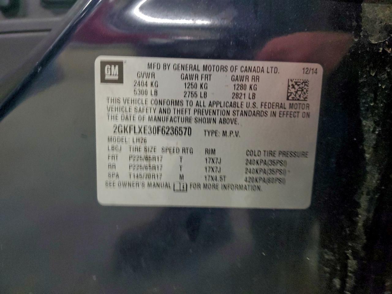 2015 GMC TERRAIN SLT photo 13