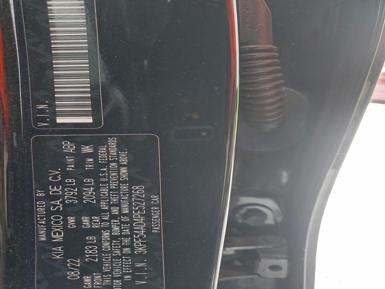 2023 KIA FORTE GT LINE photo 12