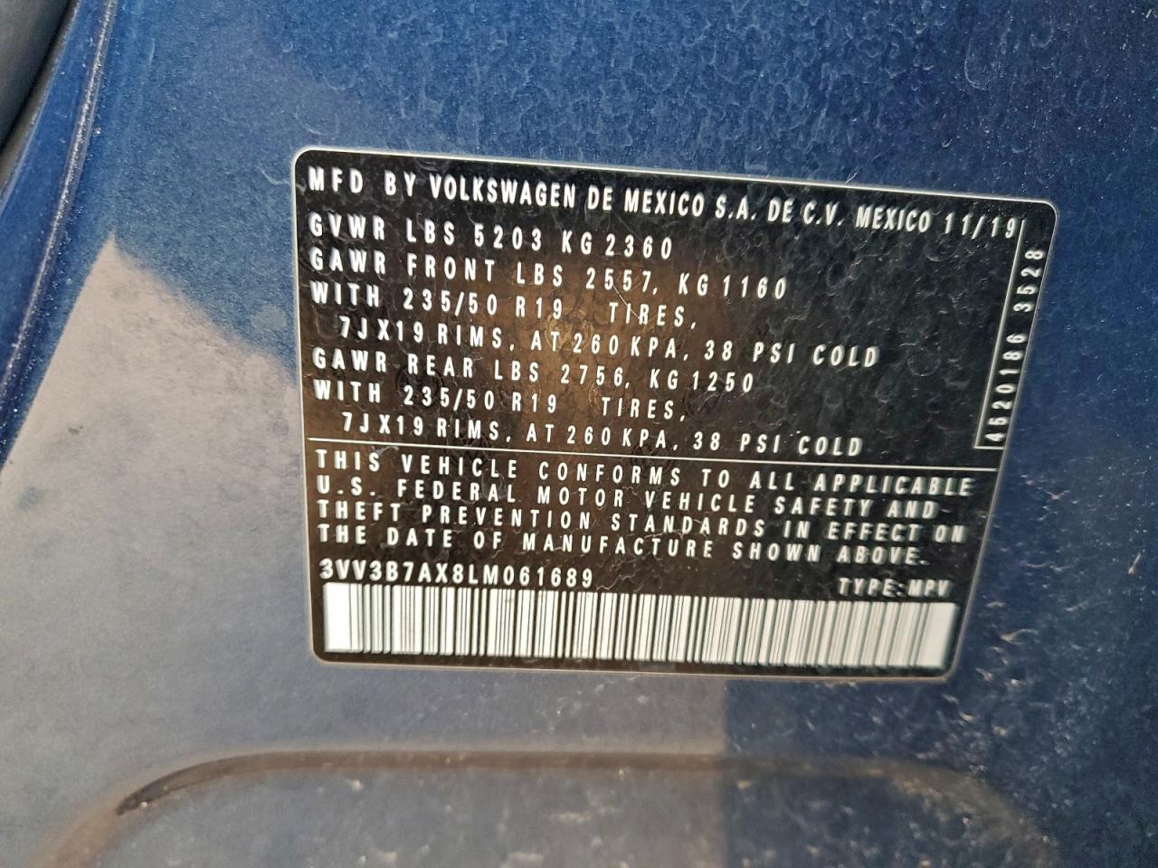 2020 VOLKSWAGEN TIGUAN SE photo 13