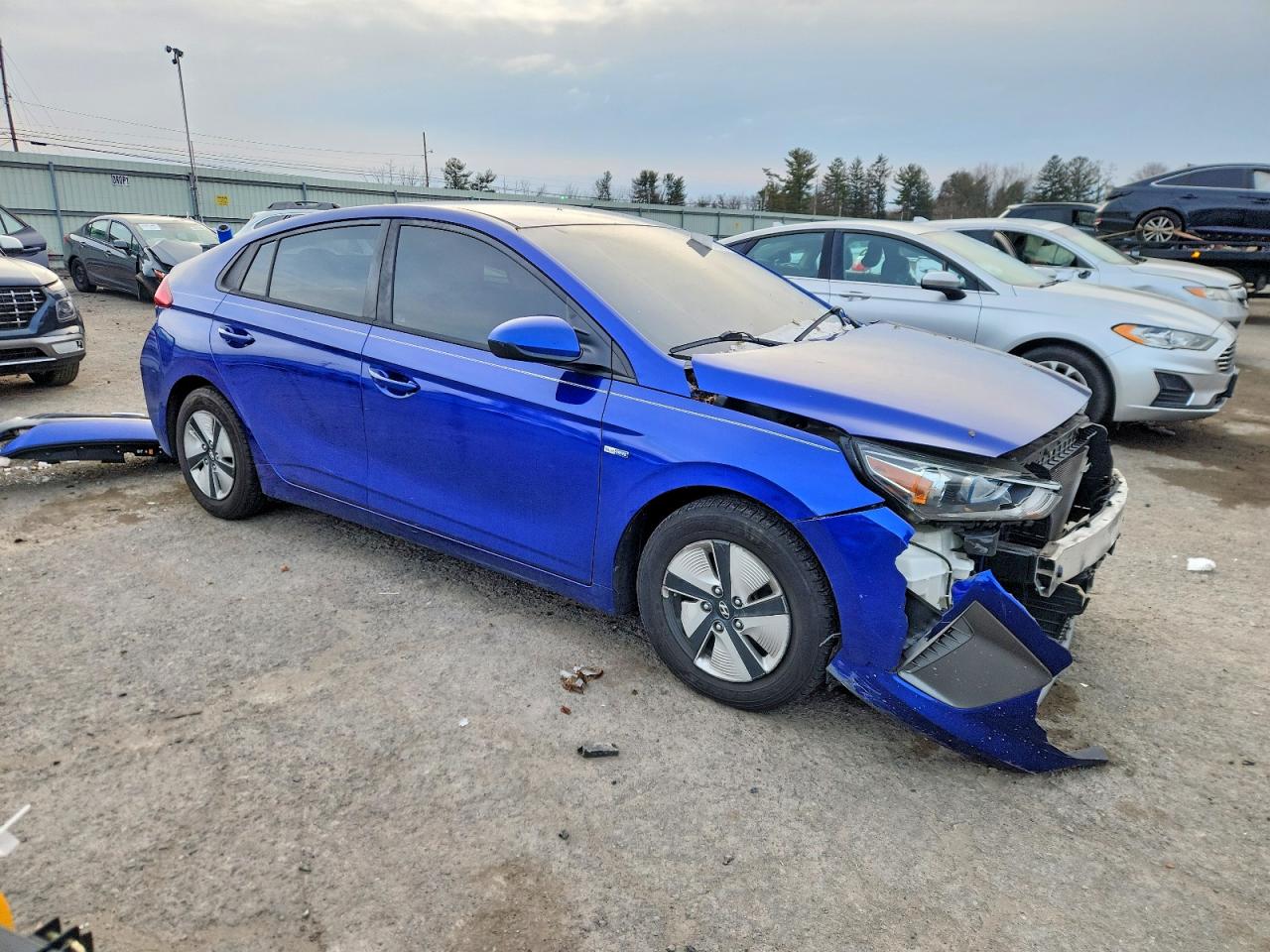 2019 HYUNDAI IONIQ BLUE photo 4