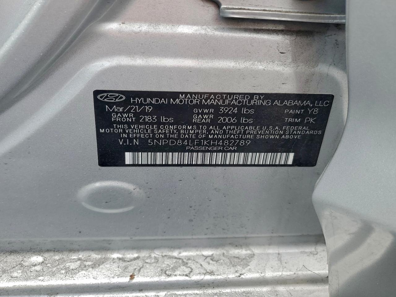 2019 HYUNDAI ELANTRA SEL photo 13