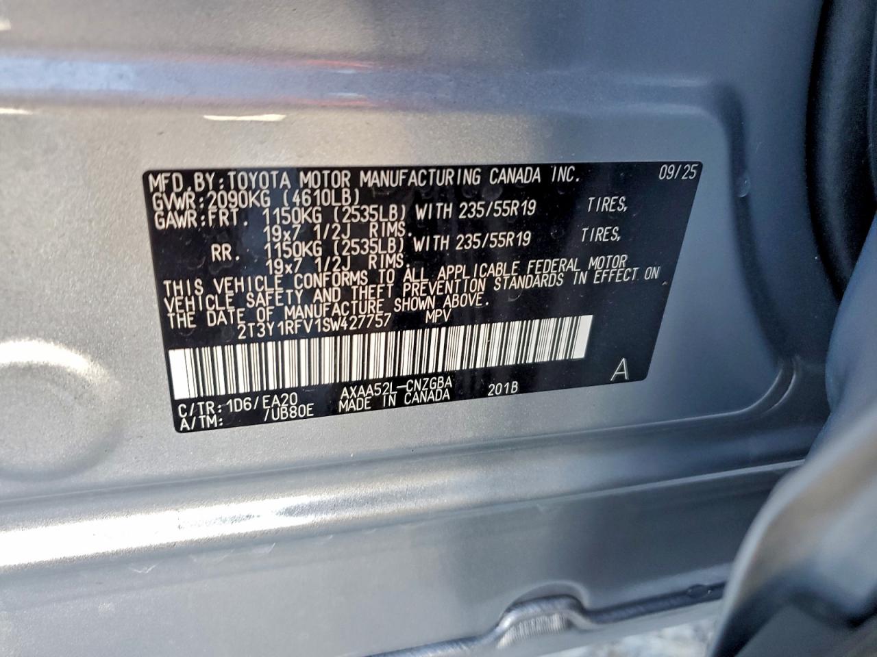 2025 TOYOTA RAV4 LIMITED photo 13