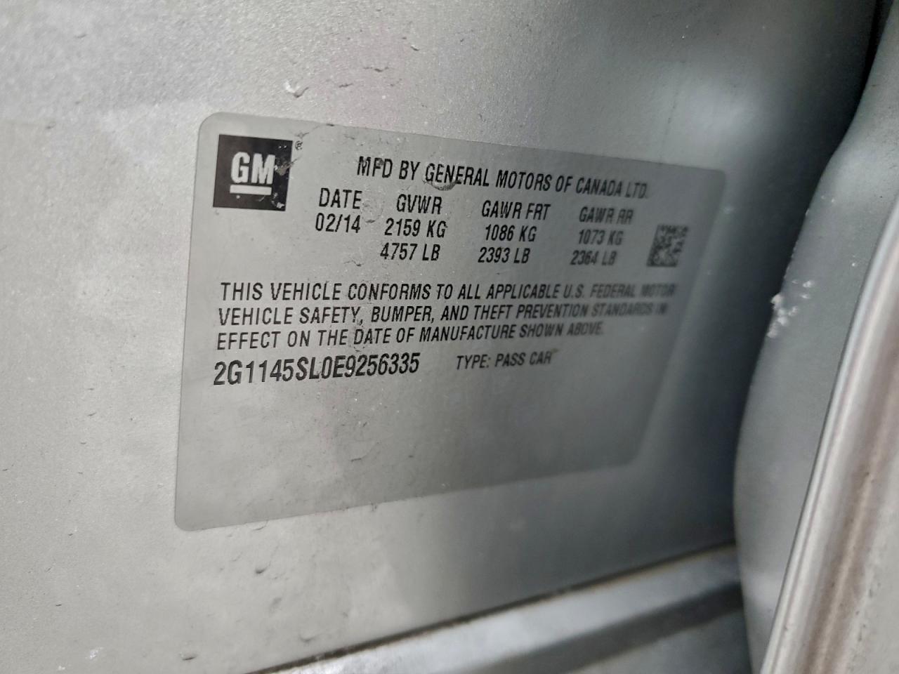 2014 CHEVROLET IMPALA LTZ photo 12