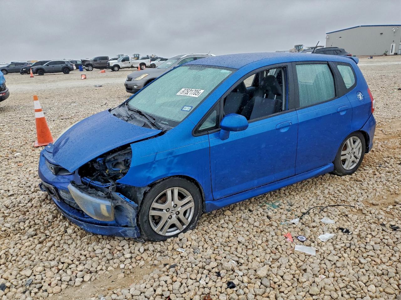 2008 HONDA FIT SPORT — FRONT END damage — photo 1