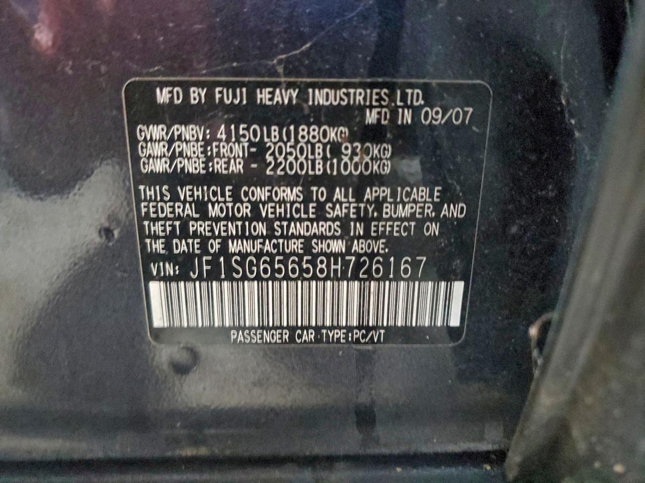 2008 SUBARU FORESTER 2.5X PREMIUM photo 40